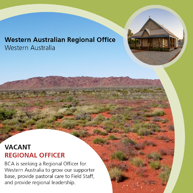 WA RO Job advert