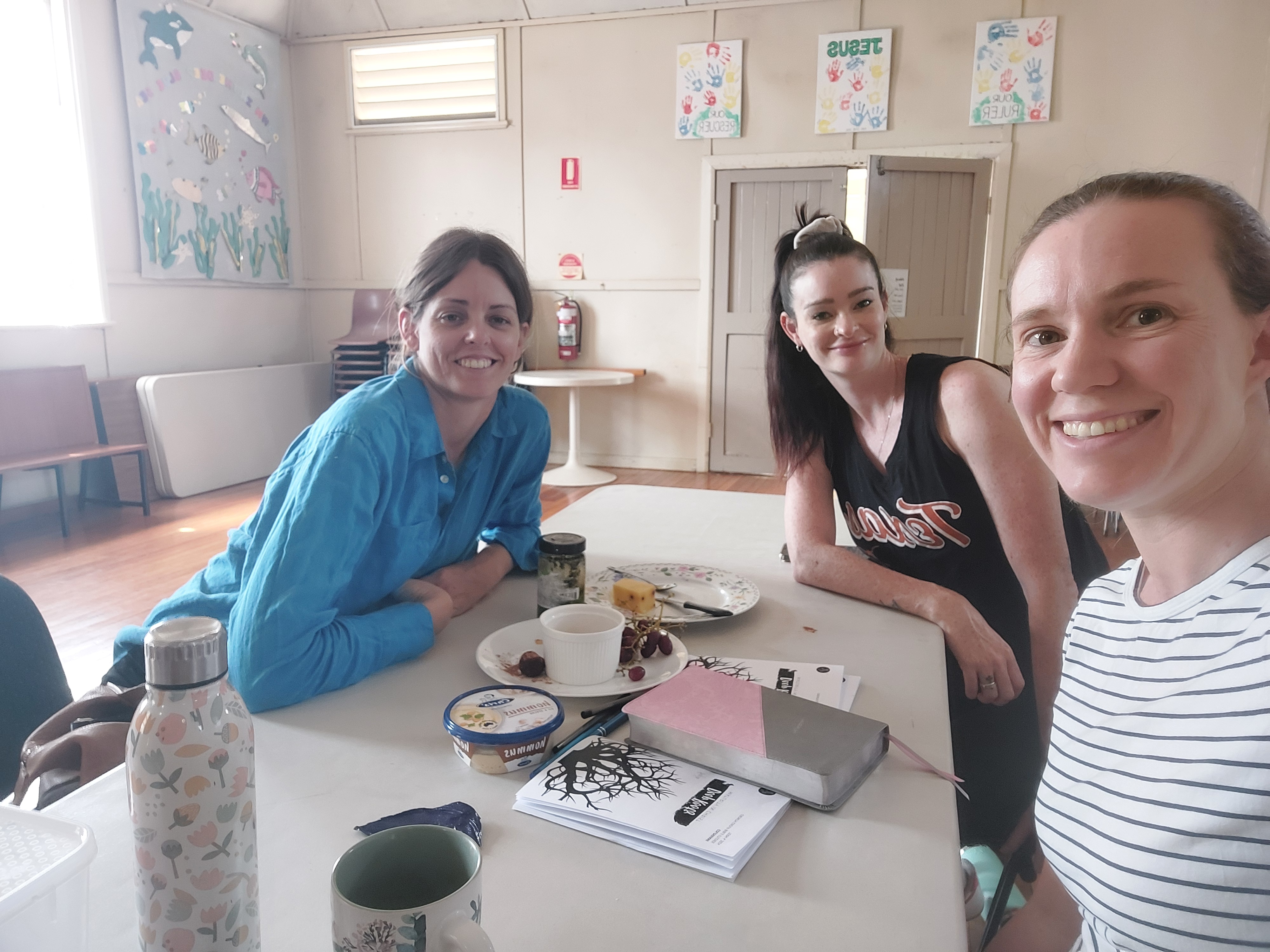 Angela with some of the Bible study ladies