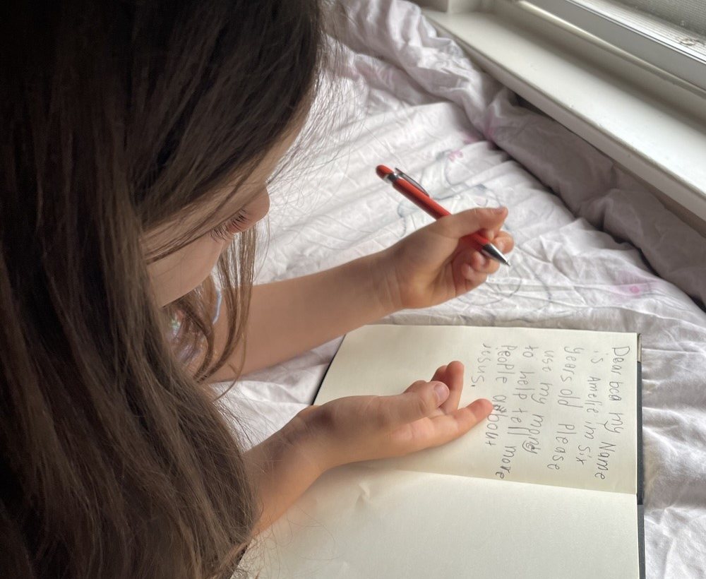 A 6yo writes a letter to BCA